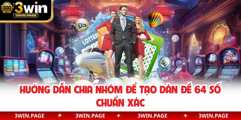 Hướng dẫn chia nhóm để tạo dàn đề 64 số chuẩn xác